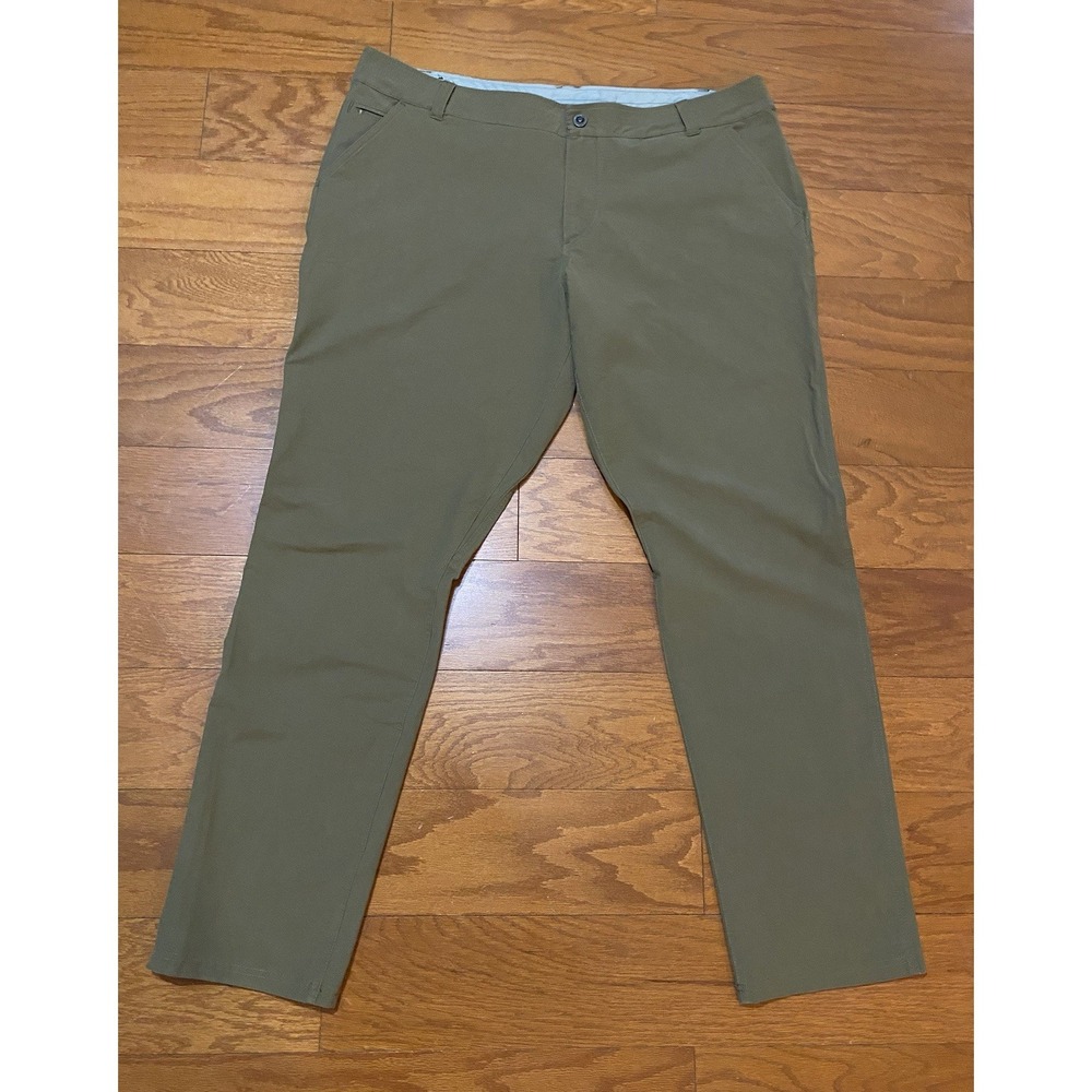 Kuhl Resistor Chino 40x36 Pants‎ Men Hiking Outdoor Stretch Trouser Green
